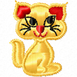 Cats Embroidery Design 4 Cats Embroidery Design 4